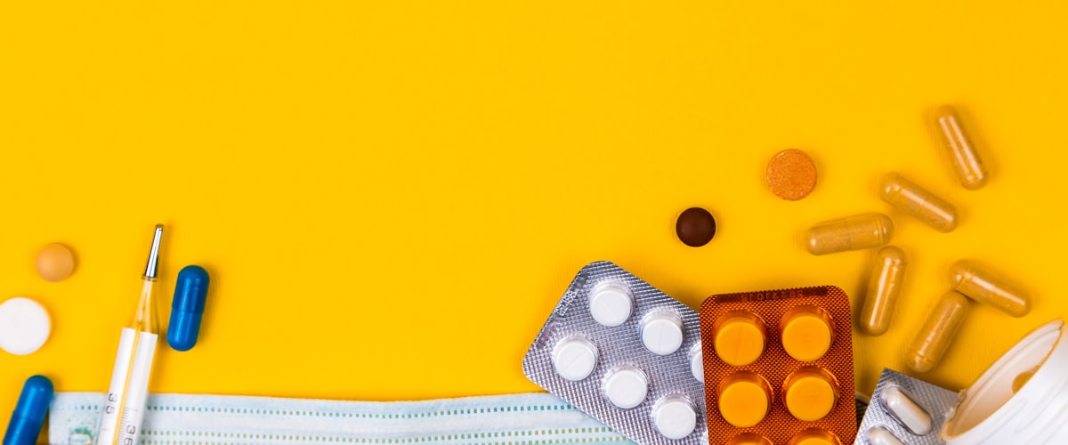 Cold and flu medicines, thermometer and face mask - Pharmacy First NHS pharmacist care in Barons Court